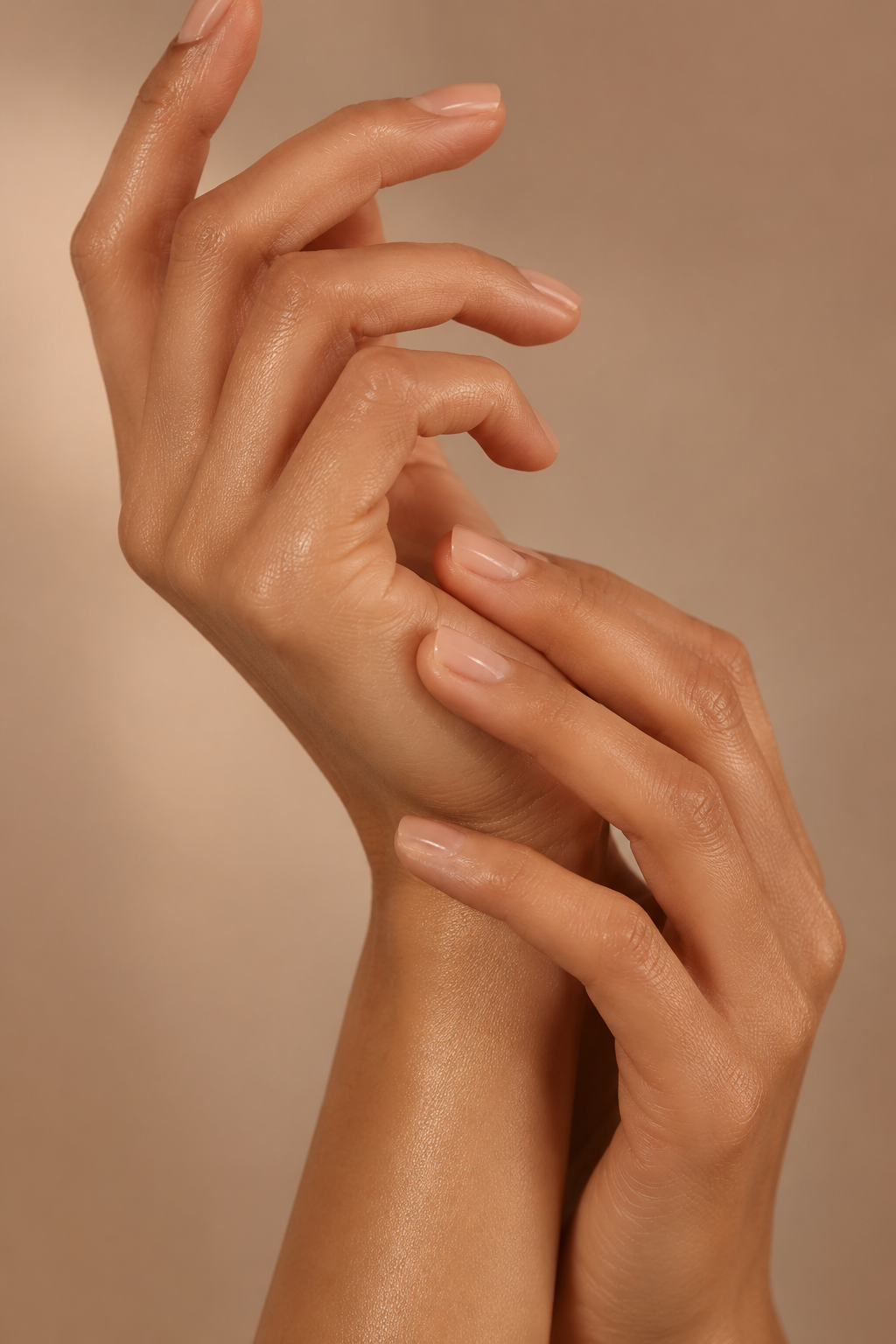 Hands with smooth, even skin tone